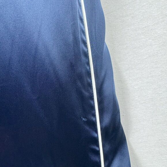 Jonathan Simkhai Navy Satin One Shoulder Jumpsuit Size 4 Formal Evening Party - Picture 11 of 11